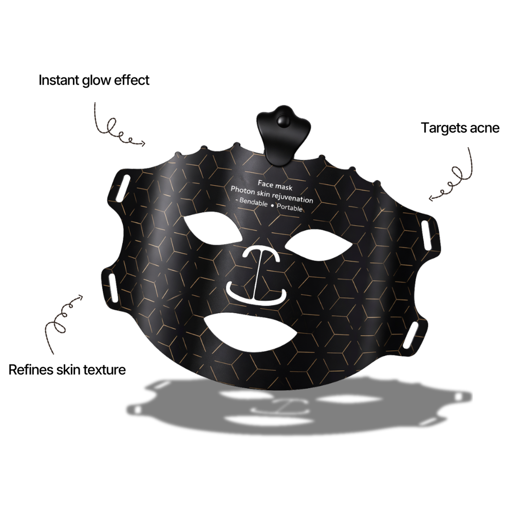 Led Mask Face - Black