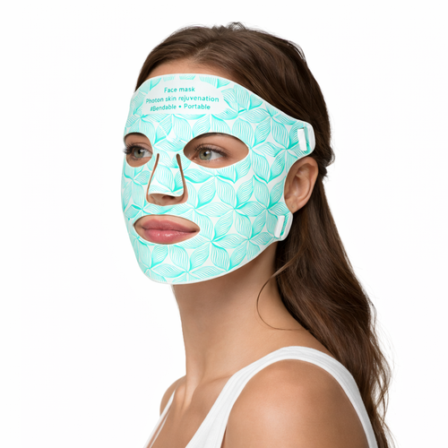 Led Mask Face - Blue